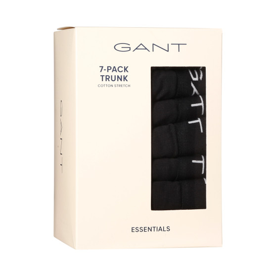 7PACK Boxershorts til mænd Gant sort (900017003-005)