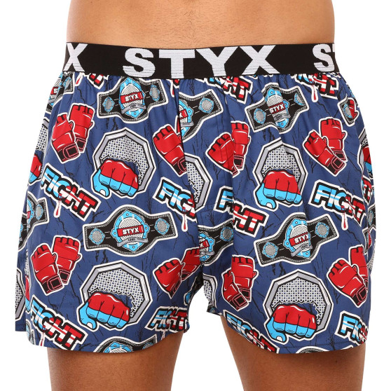 Boxershorts til mænd Styx art sports gummi fight (B1556)