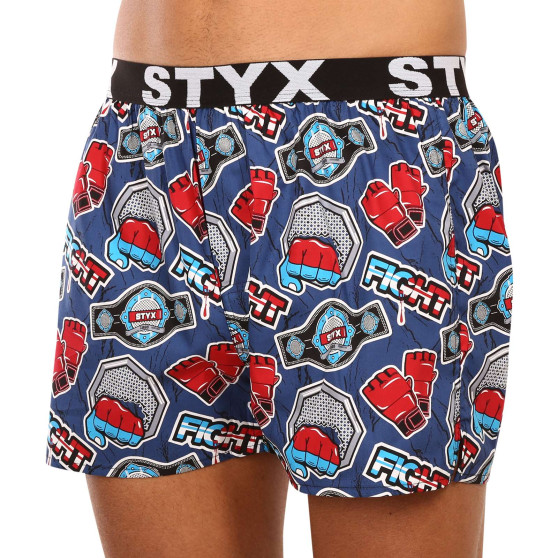 Boxershorts til mænd Styx art sports gummi fight (B1556)