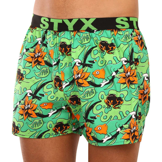 Boxershorts til mænd Styx art sports gummi tropic (B1557)