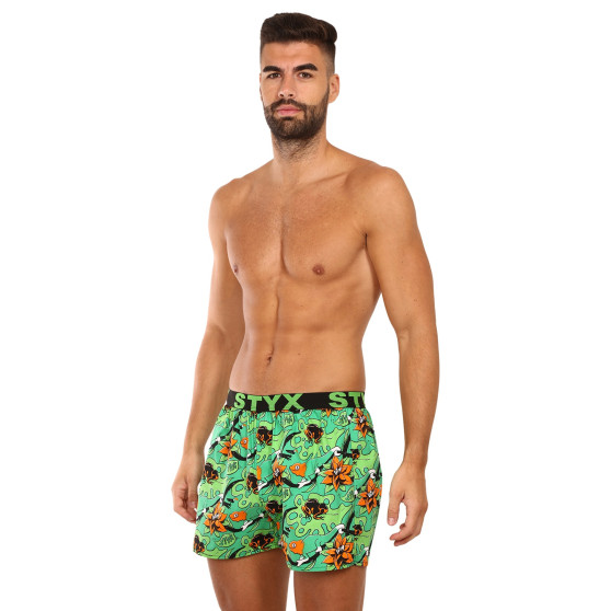 Boxershorts til mænd Styx art sports gummi tropic (B1557)