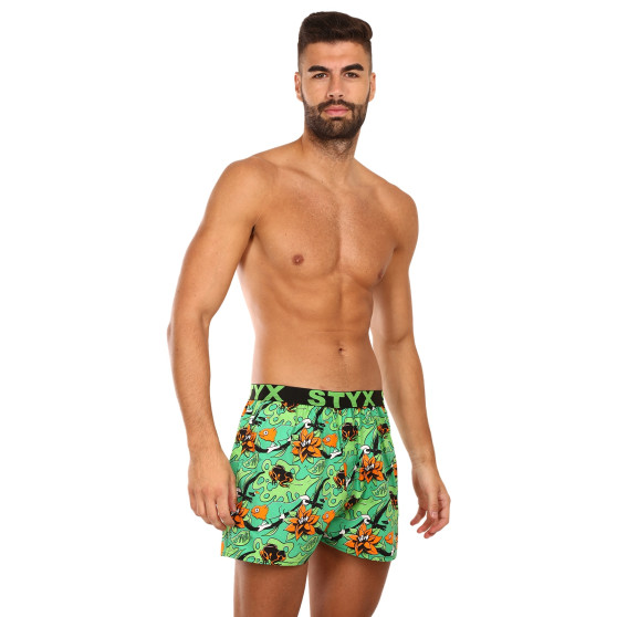 Boxershorts til mænd Styx art sports gummi tropic (B1557)