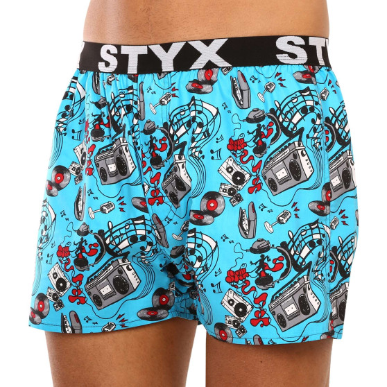 Boxershorts til mænd Styx kunst sport gummi musik (B1558)