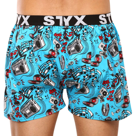 Boxershorts til mænd Styx kunst sport gummi musik (B1558)