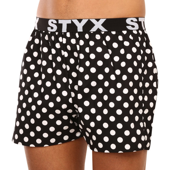 Boxershorts til mænd Styx art sports gummi polka dots (B1650)