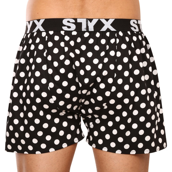 Boxershorts til mænd Styx art sports gummi polka dots (B1650)