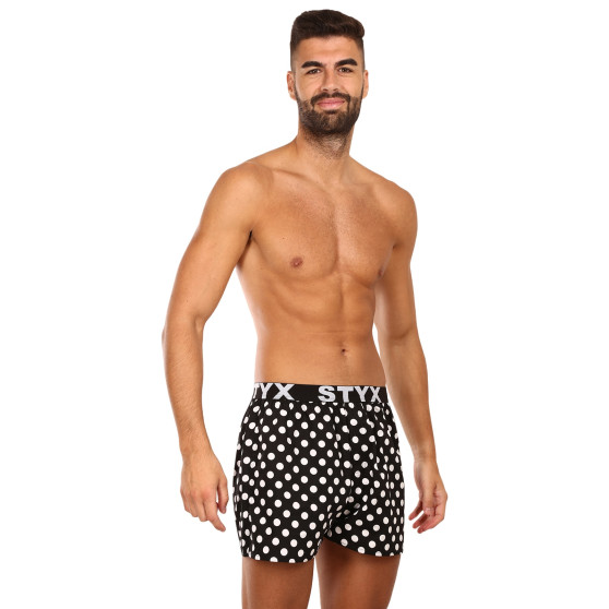 Boxershorts til mænd Styx art sports gummi polka dots (B1650)