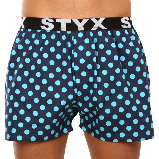 Boxershorts til mænd Styx art sports gummi polka dots (B1651)