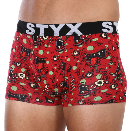 Boxershorts til mænd Styx art sports gummi overstørrelse zombie (R1451)