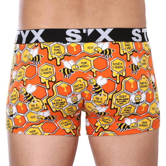 Boxershorts til mænd Styx art sports gummi overstørrelse bees (R1654)