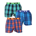 3PACK Boxershorts til mænd Styx sport elastik flerfarvet (3B10456)