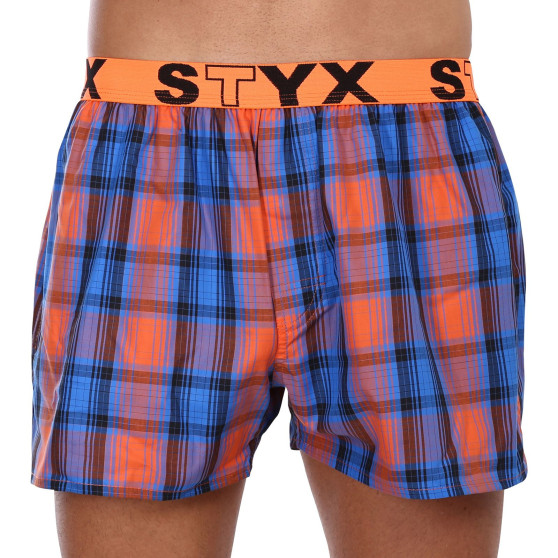 3PACK Boxershorts til mænd Styx sport elastik flerfarvet (3B10456)