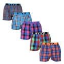 5PACK Boxershorts til mænd Styx sport elastik flerfarvet (5B1067890)