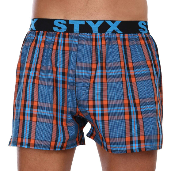 5PACK Boxershorts til mænd Styx sport elastik flerfarvet (5B1067890)