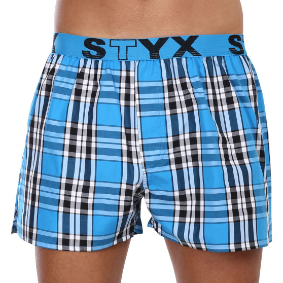 5PACK Boxershorts til mænd Styx sport elastik flerfarvet (5B1067890)