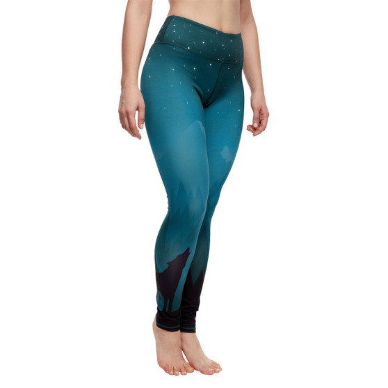 Frække leggings til kvinder Dedoles fitness Dark Wolf (D-W-AW-LGS-C-RP-1088)