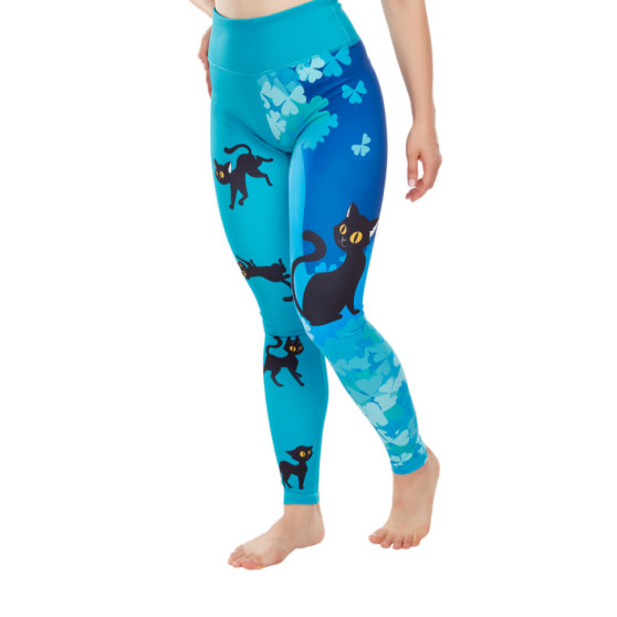 Muntre leggings til kvinder Dedoles sport Cat for Happiness (D-W-AW-LGS-C-C-1343)