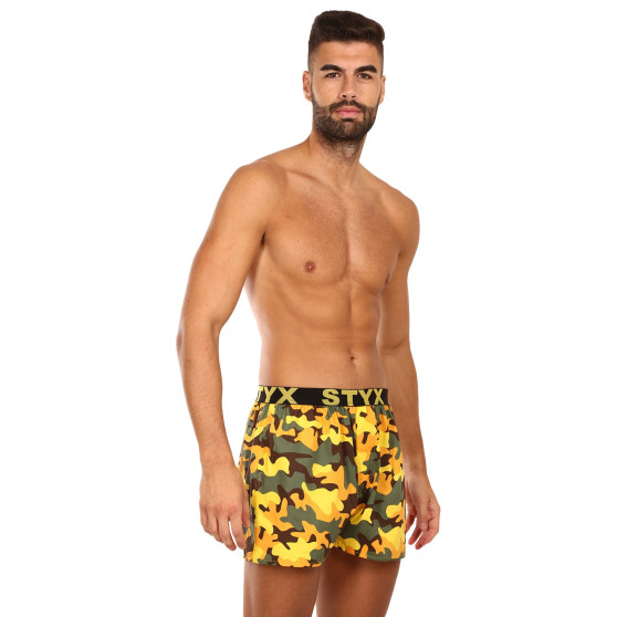 3PACK Boxershorts til mænd Styx art sports gummi flerfarvet (3B15901)