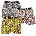 3PACK Boxershorts til mænd Styx art sports gummi flerfarvet (3B14503)