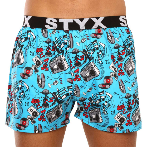 10PACK Boxershorts til mænd Styx art sports gummi flerfarvet (10B130915245782)