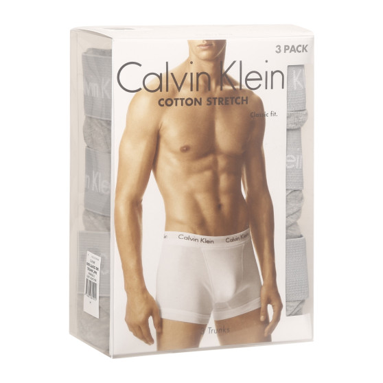 3PACK Boxershorts til mænd Calvin Klein grå (U2662G-080)