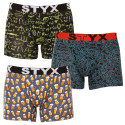 3PACK Boxershorts til mænd Styx lang kunst sport gummi flerfarvet (3U12672)