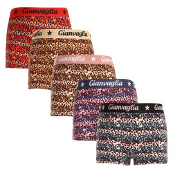 5PACK Boxershorts til piger med ben Gianvaglia flerfarvet (813)