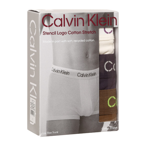 3PACK Boxershorts til mænd Calvin Klein flerfarvet (NB3705A-FZ4)