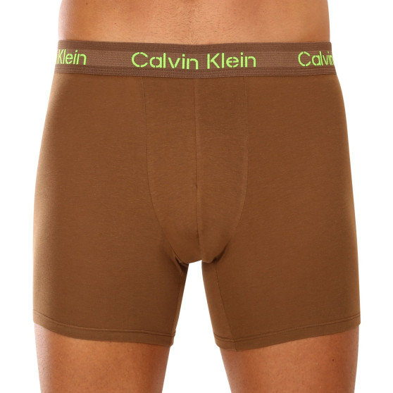 3PACK Boxershorts til mænd Calvin Klein flerfarvet (NB3706A-FZ4)