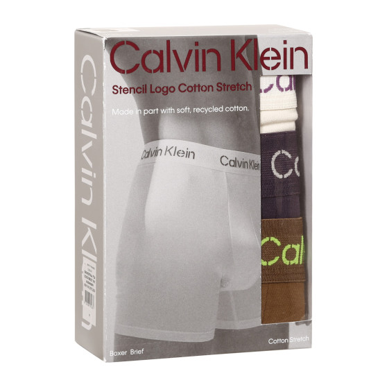 3PACK Boxershorts til mænd Calvin Klein flerfarvet (NB3706A-FZ4)