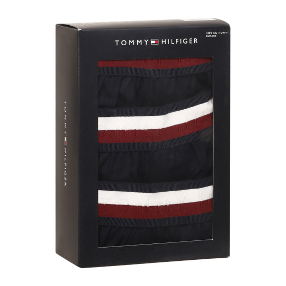 3PACK Boxershorts til mænd Tommy Hilfiger mørkeblå (UM0UM03121 0XO)