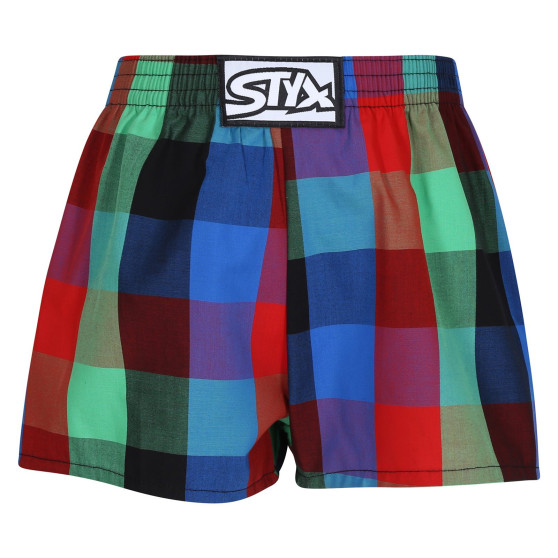 3PACK Børneshorts Styx klassisk elastik flerfarvet (3J10789)