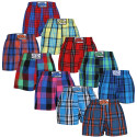 10PACK Børneshorts Styx klassisk elastik flerfarvet (10J101234567890)