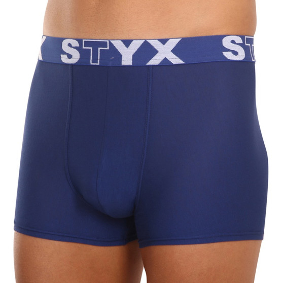 3PACK Boxershorts til mænd Styx sportselastik mørkeblå (3G968)