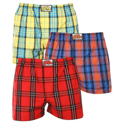 3PACK Boxershorts til mænd Styx classic elastic flerfarvet (3A10236)