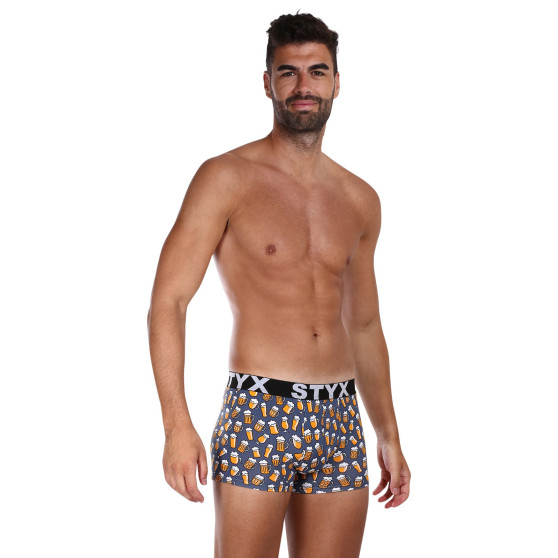 3PACK Boxershorts til mænd Styx art sports gummi overstørrelse (3R12672)