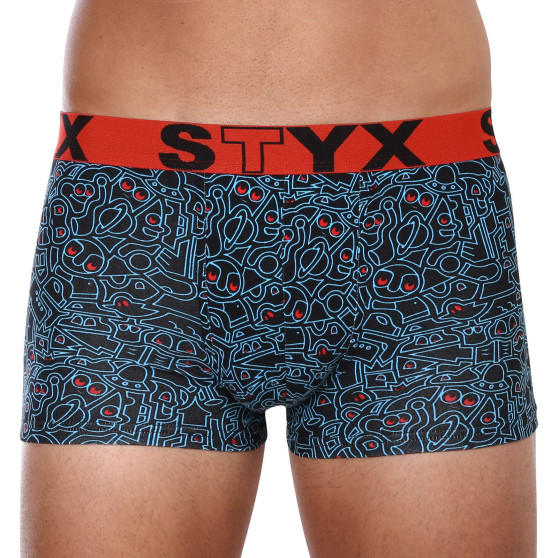 3PACK Boxershorts til mænd Styx art sports gummi overstørrelse (3R12672)