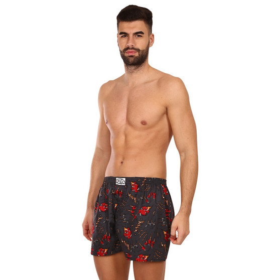 3PACK Boxershorts til mænd Styx art klassisk gummi flerfarvet (3A15245)