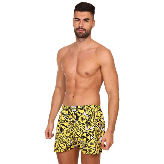 10PACK Boxershorts til mænd Styx art klassisk gummi flerfarvet (10A112056012345)