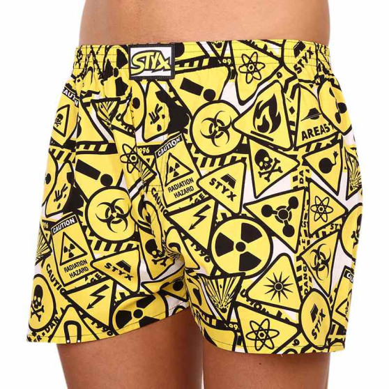 10PACK Boxershorts til mænd Styx art klassisk gummi flerfarvet (10A112056012345)