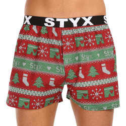 Boxershorts til mænd Styx art sport gummi jul strikket (B1658)