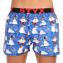 Boxershorts til mænd Styx art sport gummi christmas snowmen (B1751)