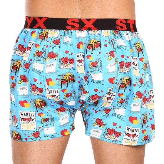 Boxershorts til mænd Styx kunst sport gummi Valentinsdag par (B1756)