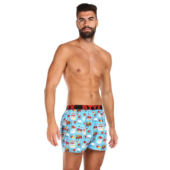 Boxershorts til mænd Styx kunst sport gummi Valentinsdag par (B1756)