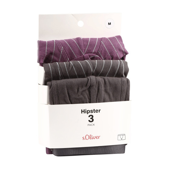 3PACK Boxershorts til mænd S.Oliver flerfarvet (NH-40H-83934721)