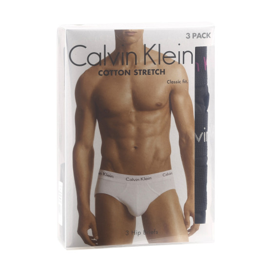 3PACK Trusser til mænd Calvin Klein sort (U2661G-H50)