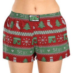 Dameshorts Styx art klassisk gummi julestrik (K1658)