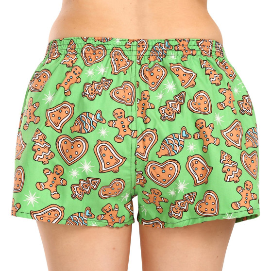 Shorts til kvinder Styx art klassisk gummi Christmas gingerbread (K1753)