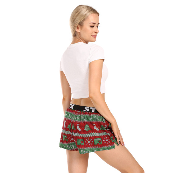 Dameshorts Styx art sport gummi jul strikket (T1658)