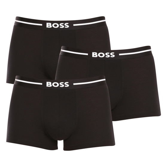 3PACK Boxershorts til mænd BOSS sort (50510687 001)